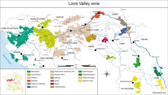 loire-kaart
